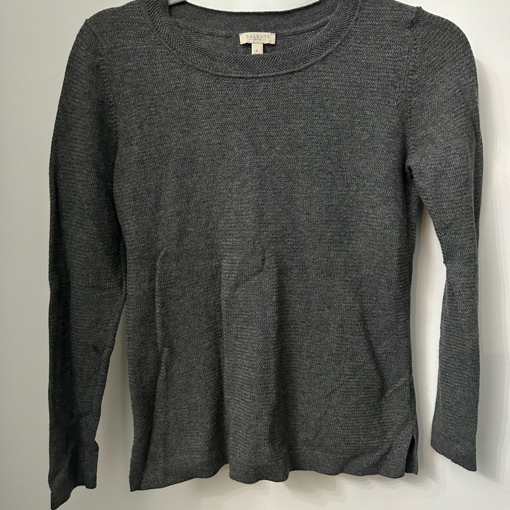 Charcoal Gray Women's Knit Top